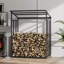 Brookens 185 W x 70 D Metal Log Store