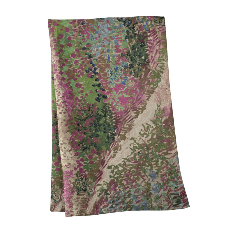 Serviette à thé bluhender garten, Polyester sergé, Rose