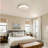 15 Inch Rgb Dimmable Led Enclosed Ceiling Fan With Light Modern Bladeless 6 Speed Remote Control For Bedroom Kids Room Party