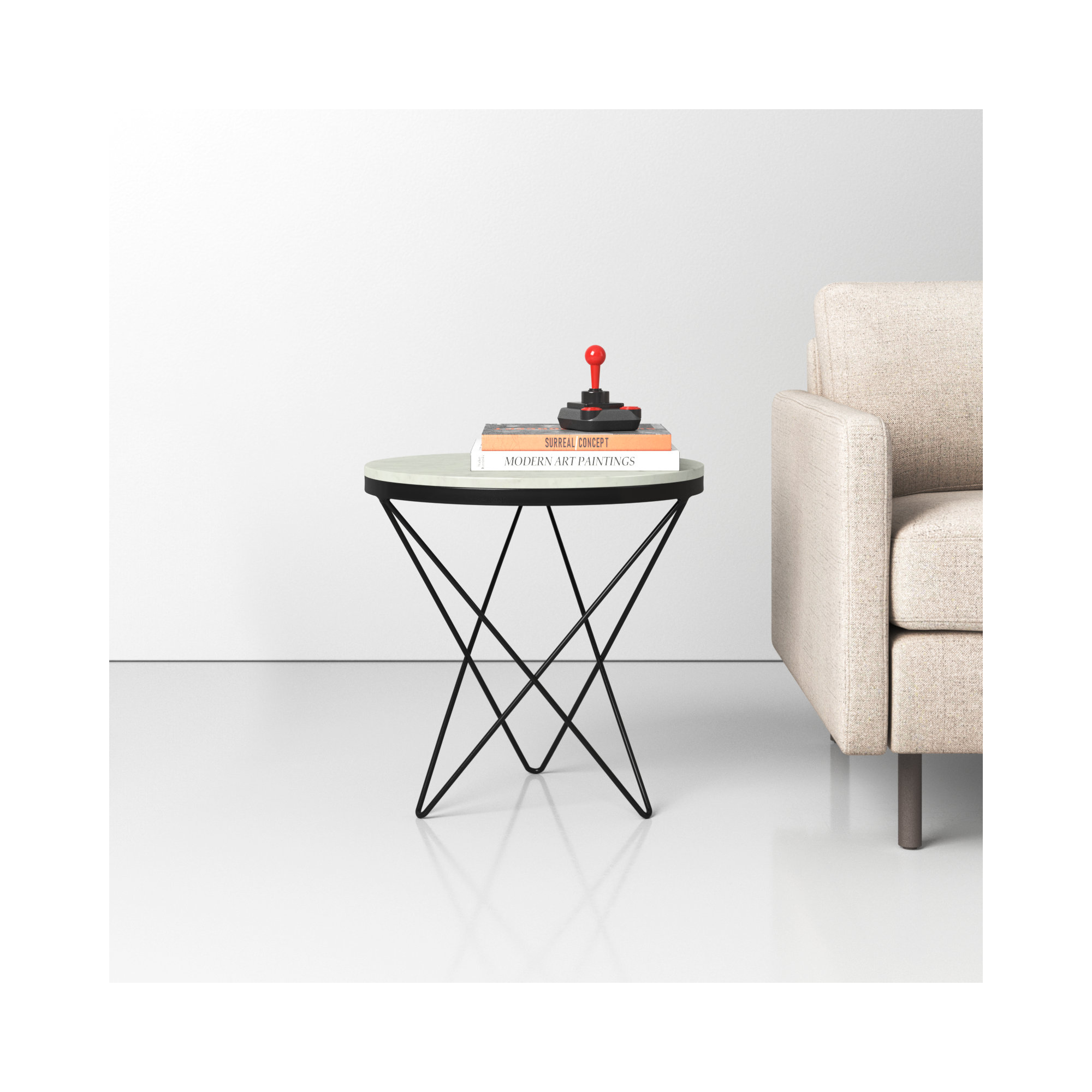 Fulton End Table, Black