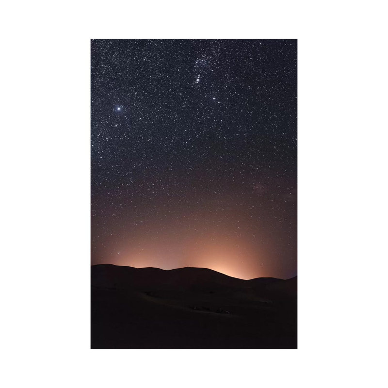 Sahara Desert At Night by Luke Anthony Gramme - Wrapped Canvas Print, 101.6 cm H x 66.04 cm W x 1.91 cm D