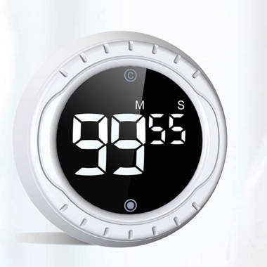 Claud 60 Minute Stainless Steel Mechanical Kitchen Timer