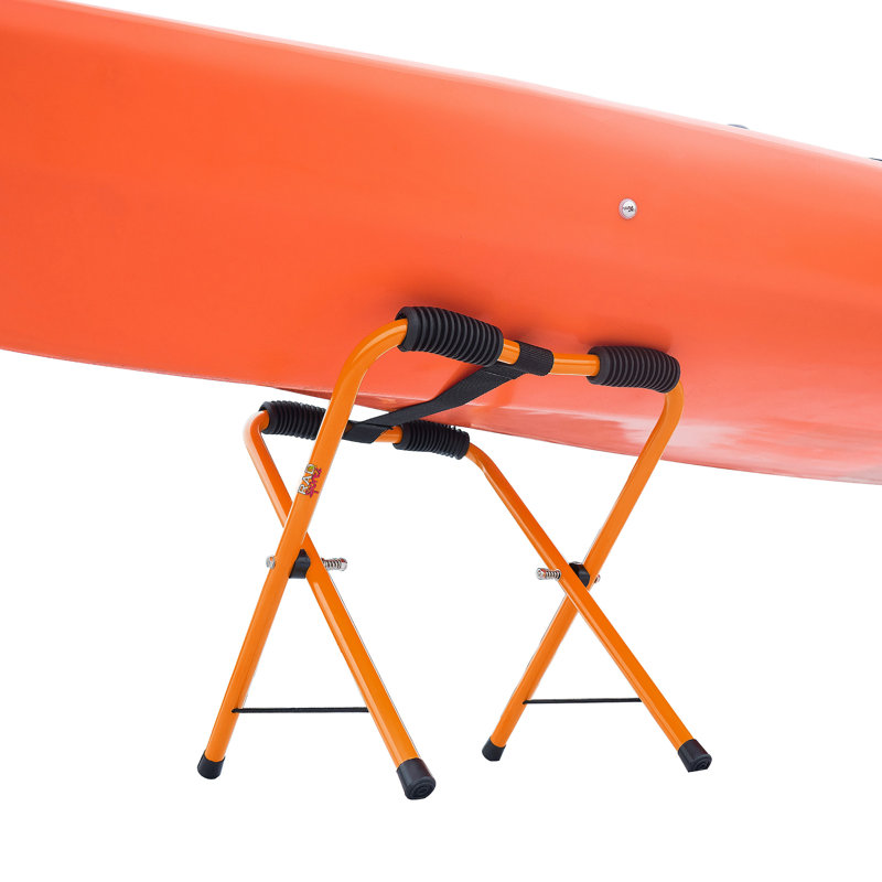 Support de rangement pour kayak - Ensemble de 2 supports portatifs pliables pour kayak pour garage ou quai