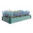 Raised Garden Bed Outdoor, Metal Raised  Rectangle Planter Beds for Plants, Vegetables, and Flowers, 6×3×1ft-1024144044-1024144040