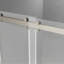 Porte de baignoire coulissante double sans cadre de 56 à 60 po x H 60 po avec verre trempé de 3/8 po-103173529