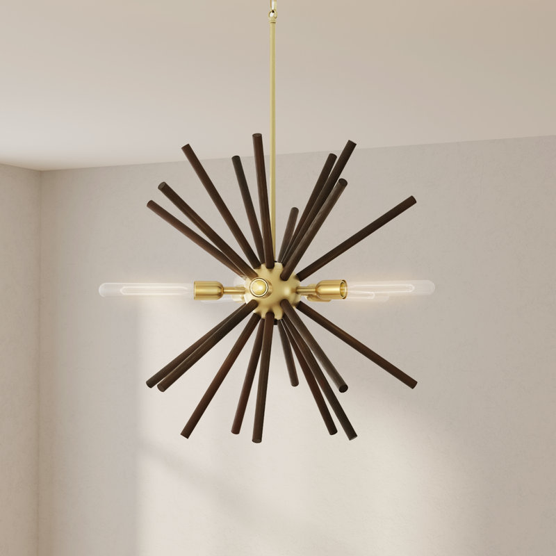 Chandelier, Satin Brass