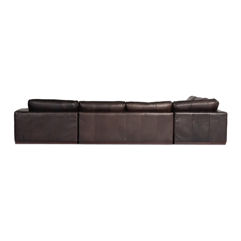 Colt Sectional, Right Hand Facing, Aldred Silver Polyester Blend