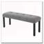 Banc de salle à manger moderne en lin capitonné-661190013