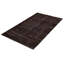 Tapis noir en laine noué à la main de conception unique 5 pi 2 po x 8 pi 10 po années 2000 Olesha
