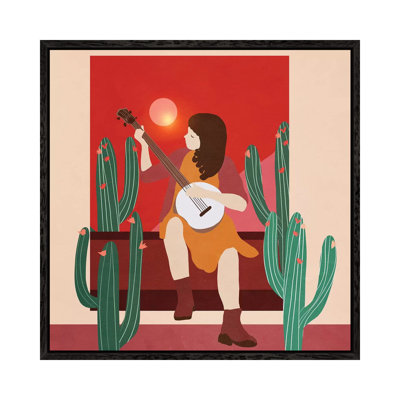 Women In Music 8 by Viviana Gonzalez - Print on Canvas