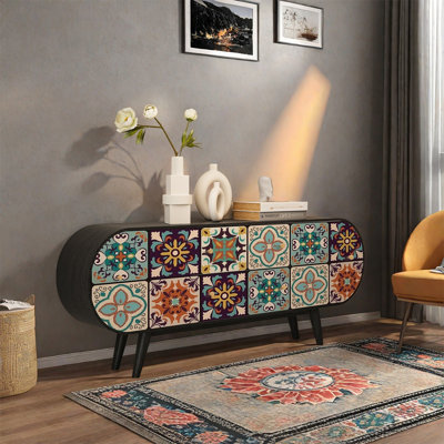 Pine Sideboard with Ample Storage Space