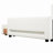 Twin Size upholstered platform bed with drawer, LED light strip, USB port, White-888466561-888466563