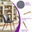 45 cm H Upholstered Velvet Accent-1616906708