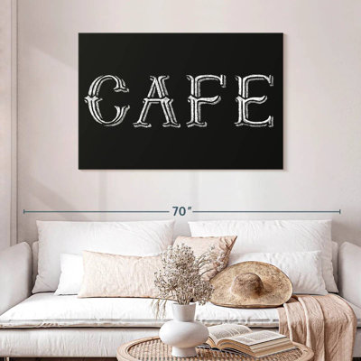 Tergel Blackboard Cafe Typography