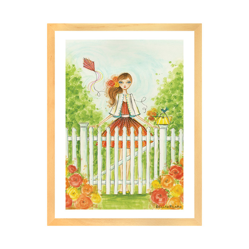 Printemps à Summerside, art, H 32 po x l 24 po x P 1 po, Papier encadré naturel