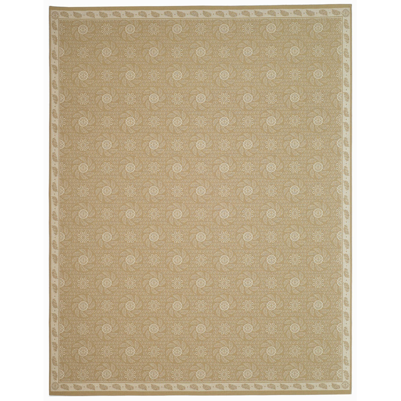 Tapis oriental avoine à poils longs en laine Martha Stewart, Rectangle 8 pi 10 po x 11 pi 6 po
