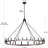 Yeraldine 24 - Light Lagre Dimmable Wagon Wheel Chandelier Farmhouse Round Vintage Candle Style Light for Living Room, Foyer, Entryway-1012419563-1066689261