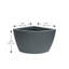 Corner Plastic Pot Planter-14212056