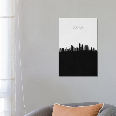 Boston Skyline by Ayse Deniz Akerman - Wrapped Canvas Gallery-Wrapped Canvas Giclée