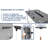 Mount-It! No Stud TV Wall Mount, Low-Profile Tilting Hanger Mount for No Drill Dry Wall Installation