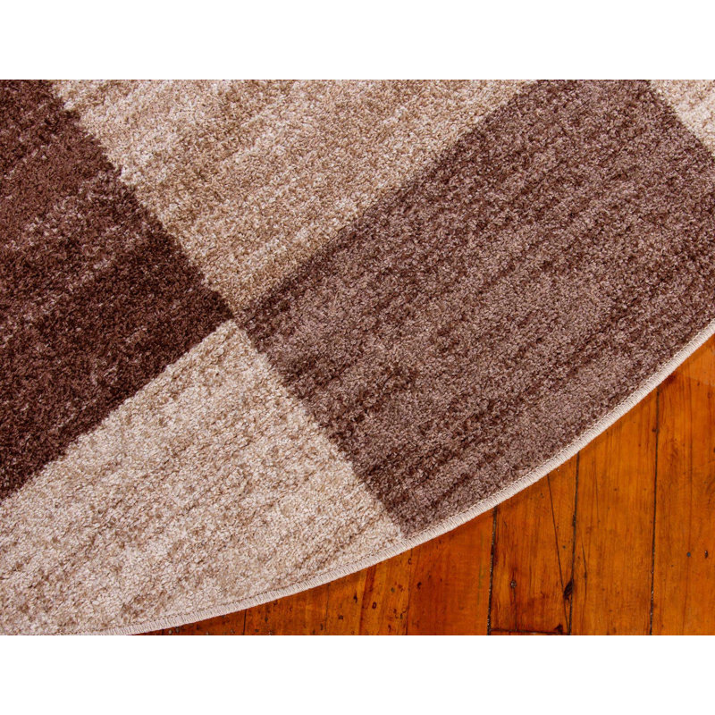 Alair Abstract Indoor Rug, Round 8'