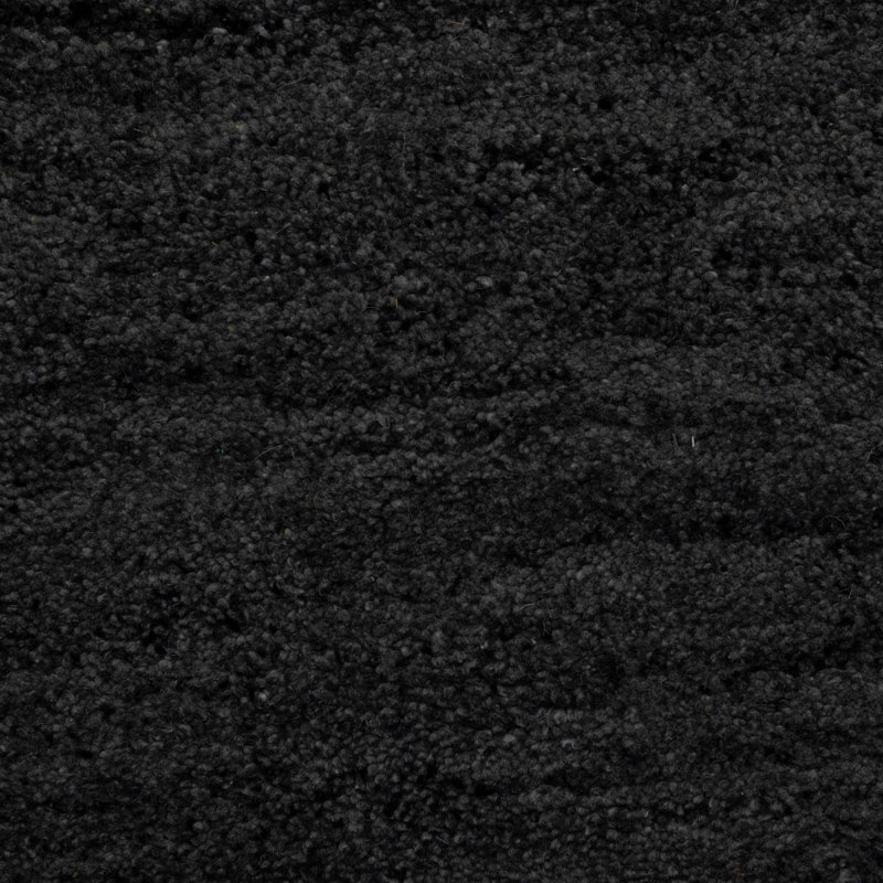 Eloi Wool Hand Knotted Area Rug, Black, Rectangle 120 x 180cm
