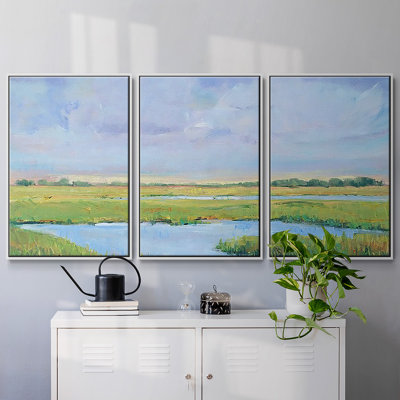 " Summer Marsh I " 3 - Pieces