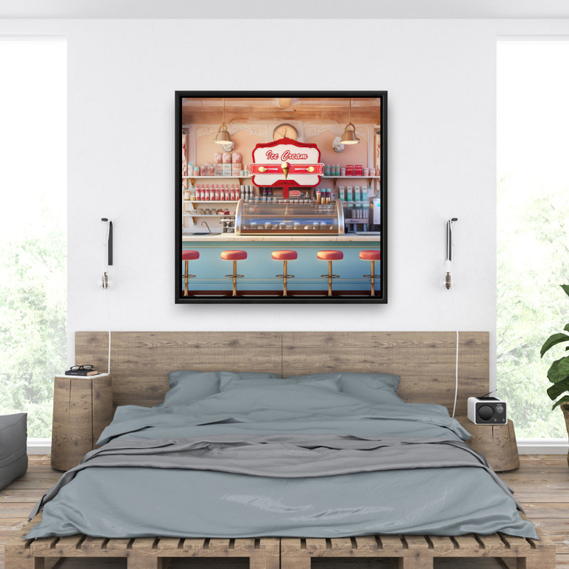 «Ice Cream Parlor» sur toile