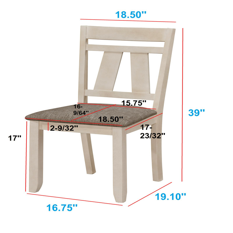 Ensemble de table de salle à manger extensible 6 pièces Cottage