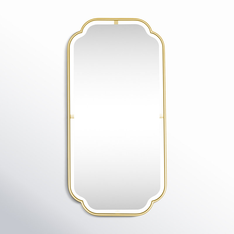 Sebastian Wall Mirorr, Gold, 48" x 24"