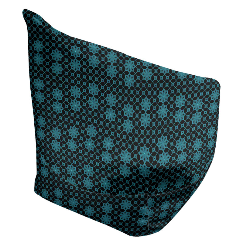 Fauteuil à billes standard & Leffel, H 86 po x l 27 po x P 43 po, Bleu / Noir, Pas de bourre
