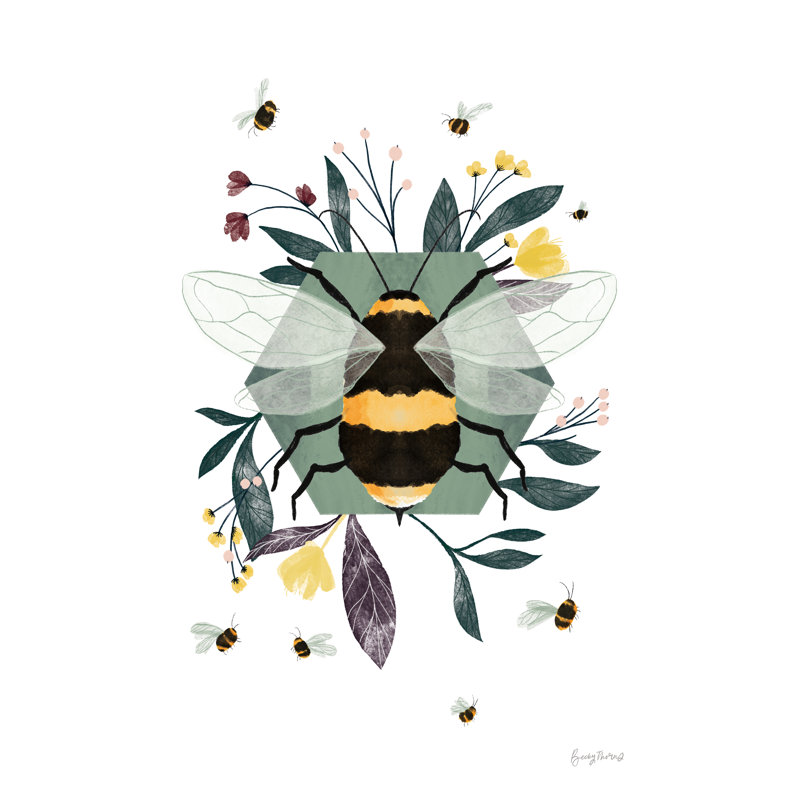 Abeilles I, H 8 po x l 12 po x P 1,25 po