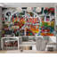 Murale Peel & Stick Street Art - Graffiti hippie-40367294