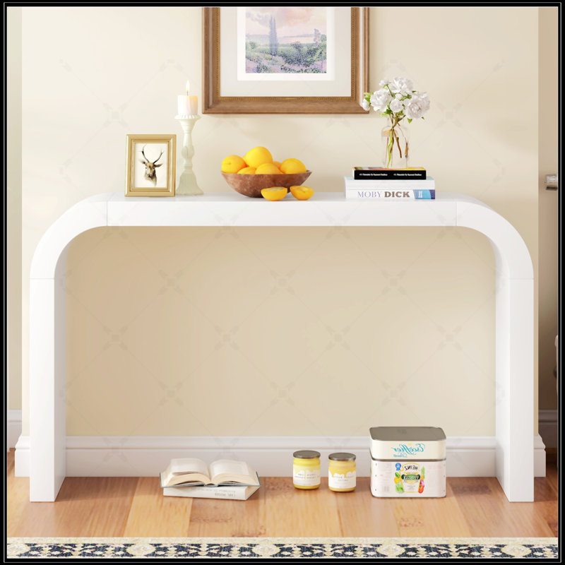 Console moderne et minimaliste, conception élégante et polyvalente, parfaite pour le salon, le couloir et la chambre à coucher, structure robuste et stable