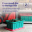 HOMZ Durabilt, bacs de rangement en plastique robustes avec couvercles-126281890-126281891