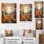 «Lykos Birch Woods Autumn Whispers IV», reproduction sur toile-1326972197-1326972196