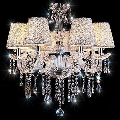 Knollview 8 - Light Crystal Chandelier