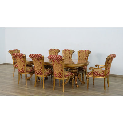 Maggiolini 9 - Piece Extendable Dining Set