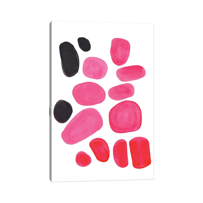 Pink Pebbles by EnShape - Wrapped Canvas Gallery-Wrapped Canvas Giclée, 20.32 cm H x 30.48 cm W