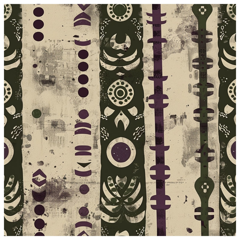 Coussins Tribal, 14 X 14 pouces
