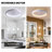 Juneann 20'' Bladeless Dimmable Ceiling Fan with LED Lights-585939748