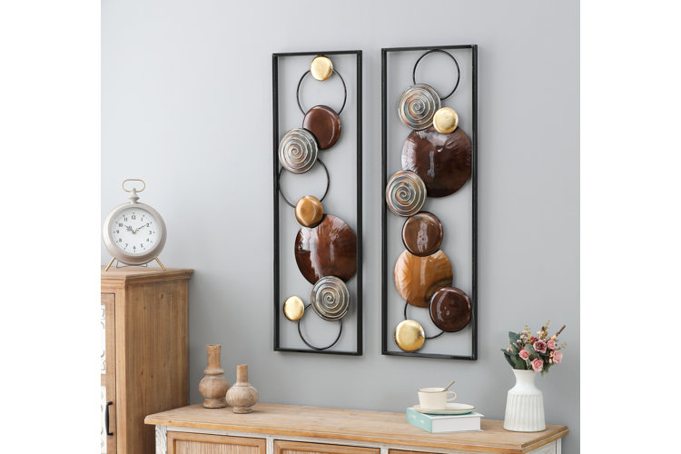 2 Piece Metal Wall Décor Set