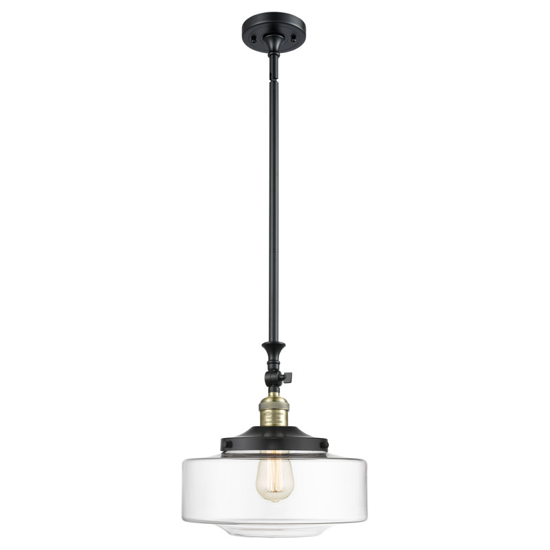 Mini-luminaire suspendu inclinable 12 lumières Franklin Restoration - Lainee - ampoule DEL - finition chrome - abat-jour blanc