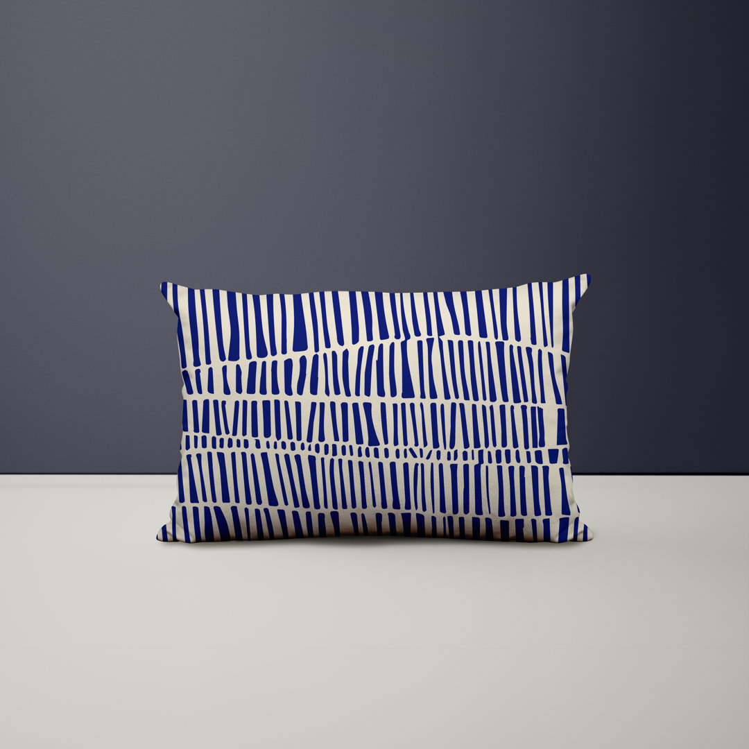 Ikom Polyester/Polyester Blend Lumbar Rectangular Indoor/Outdoor Pillow Cover & Insert ULLI HOME 