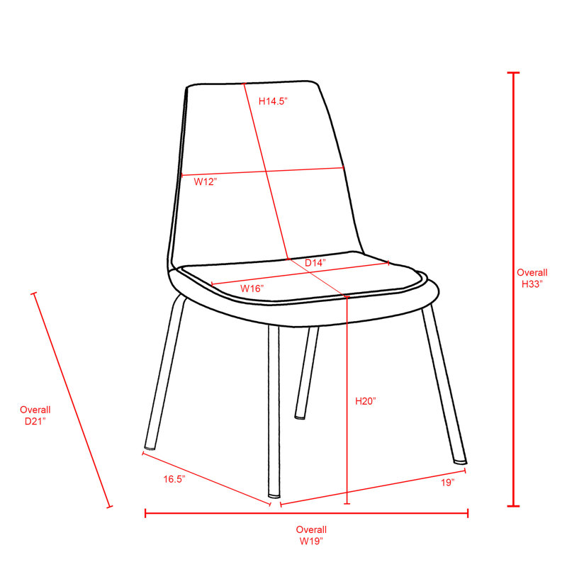 Chaise d'appoint brun clair