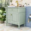 Meuble-lavabo autoportant avec rangement réglable-1636728970
