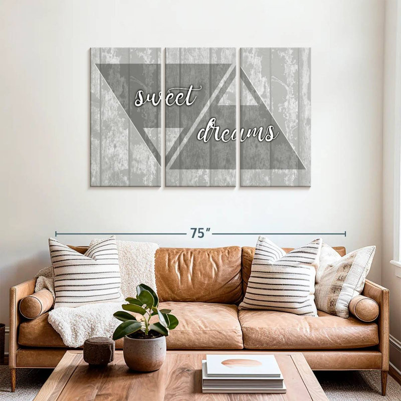 Tergel Dreams & Ambitions Quote, 36" H x 57" W