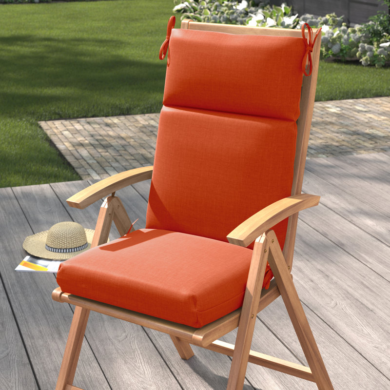 Outdoor 3'' Seat / Back Cushion, 22" W x 21" D, Cinnamon