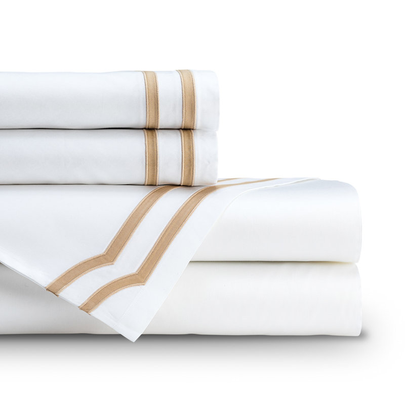 Soho Sheet Set, Ivory/Straw, Queen