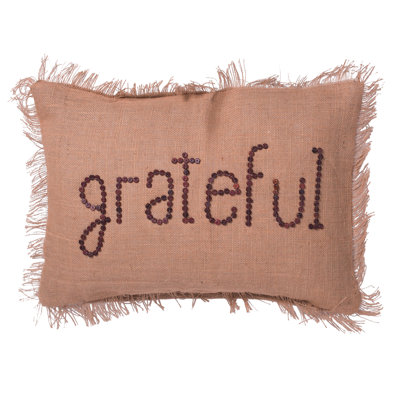 Embroidered Throw Pillow